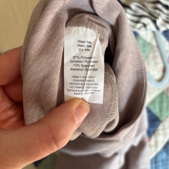 Beyond Yoga Caught in the Midi High Waisted Legging in Oatmeal Size Large - Picture 5 of 6